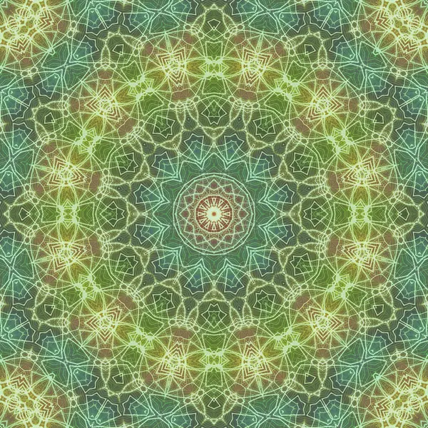 Kusursuz kaleydoskop, mandala soyut arkaplan görünümü