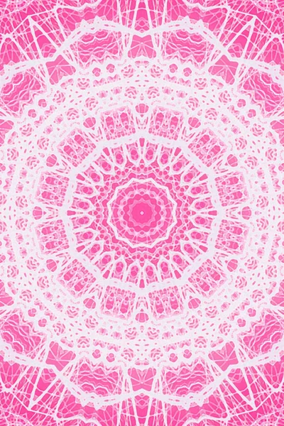 Kusursuz kaleydoskop, mandala soyut arkaplan görünümü