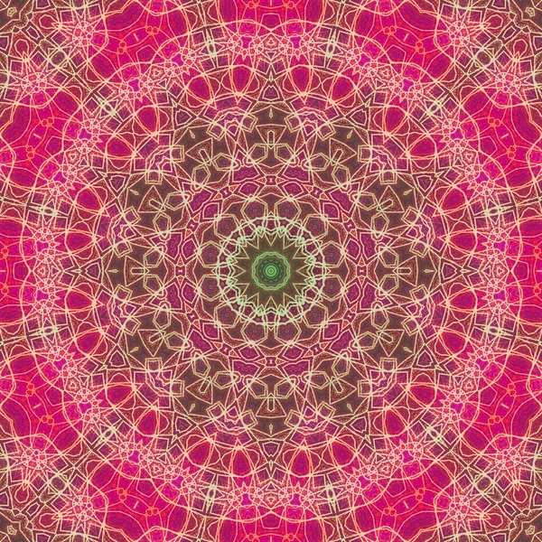 Kusursuz kaleydoskop, mandala soyut arkaplan görünümü