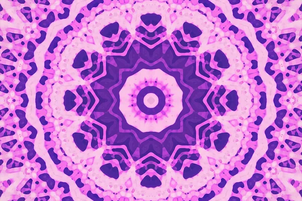 Kusursuz kaleydoskop, mandala soyut arkaplan görünümü