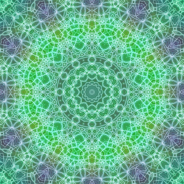 Kusursuz kaleydoskop, mandala soyut arkaplan görünümü