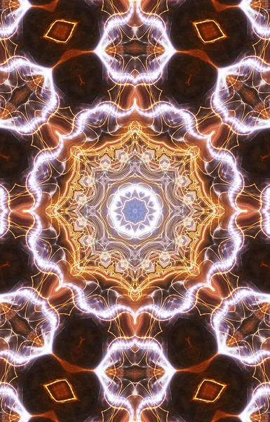 Mandala Abstracta Vista Fondo — Foto de Stock