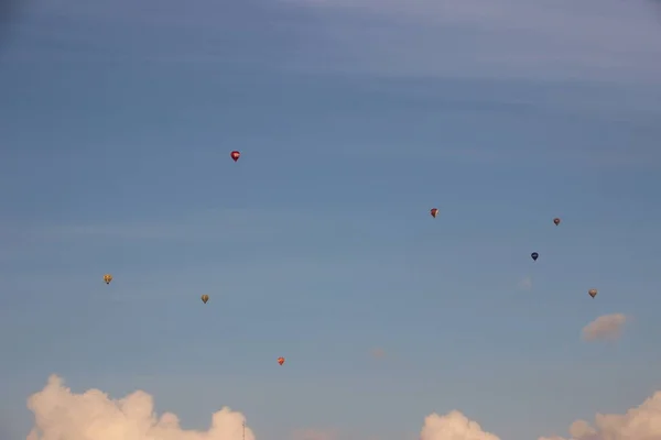 Hot Air Balloons View Sky — Stock Photo, Image