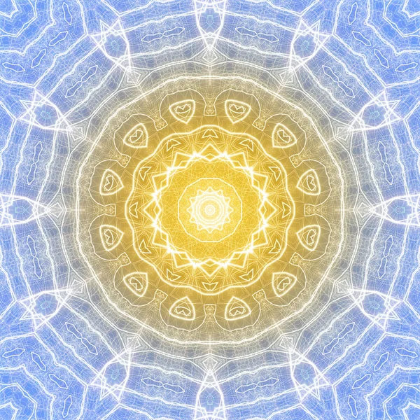 Kusursuz kaleydoskop, mandala soyut arkaplan görünümü