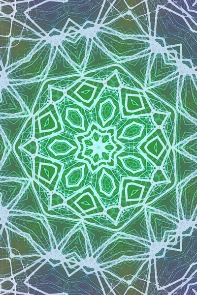 Kusursuz kaleydoskop, mandala soyut arkaplan görünümü