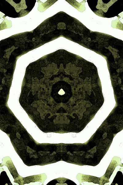 Kusursuz kaleydoskop, mandala soyut arkaplan görünümü