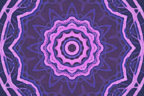 Kusursuz kaleydoskop, mandala soyut arkaplan görünümü