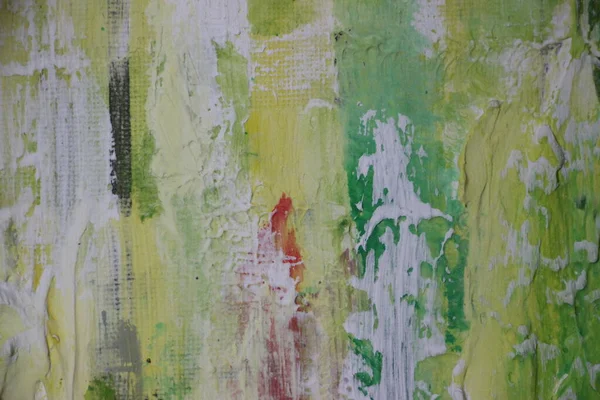 Üzerine boya sıçramış tuval. Yakından bak. 