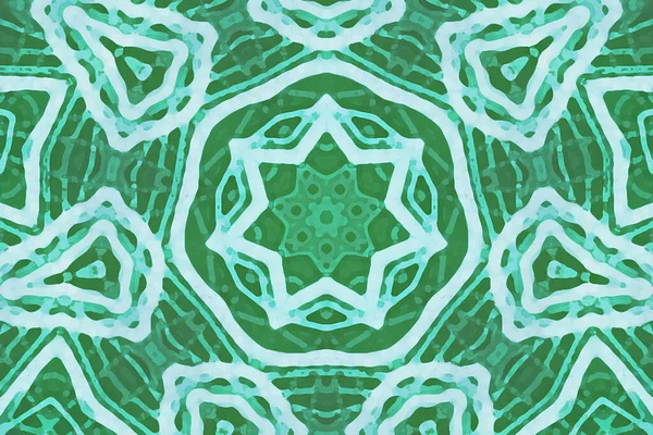 Kusursuz kaleydoskop, mandala soyut arkaplan görünümü