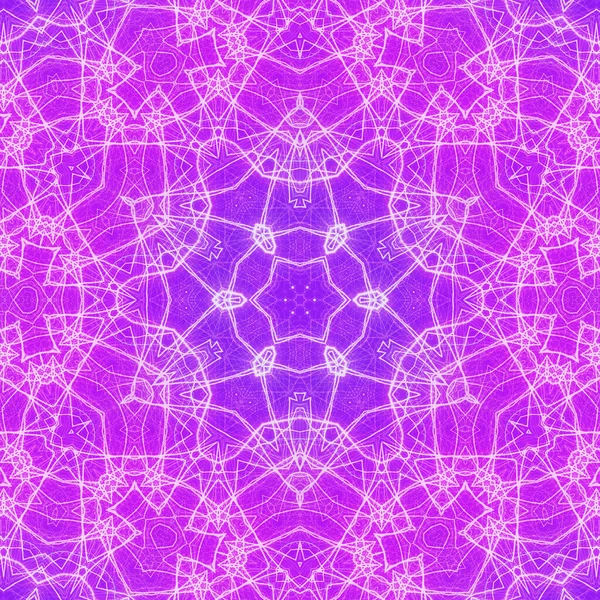 Kusursuz kaleydoskop, mandala soyut arkaplan görünümü