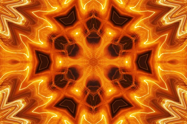 Kusursuz kaleydoskop, mandala soyut arkaplan görünümü