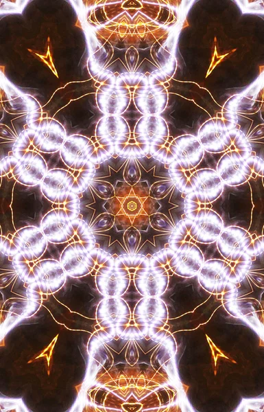 Mandala Abstracta Vista Fondo — Foto de Stock