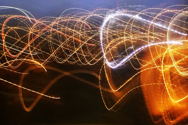 Bulanık şehir ışıkları görünümü 