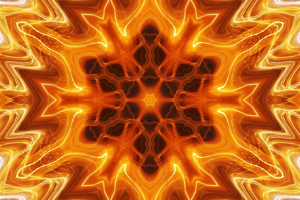 Kusursuz kaleydoskop, mandala soyut arkaplan görünümü