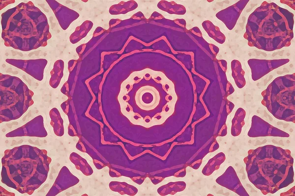 Kusursuz kaleydoskop, mandala soyut arkaplan görünümü