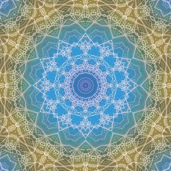 Kusursuz kaleydoskop, mandala soyut arkaplan görünümü