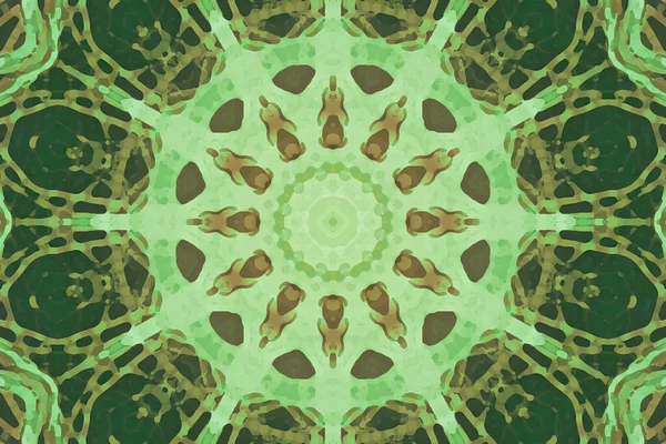 Kusursuz kaleydoskop, mandala soyut arkaplan görünümü