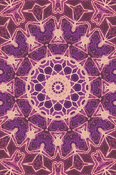 Kusursuz kaleydoskop, mandala soyut arkaplan görünümü