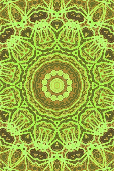 Kusursuz kaleydoskop, mandala soyut arkaplan görünümü