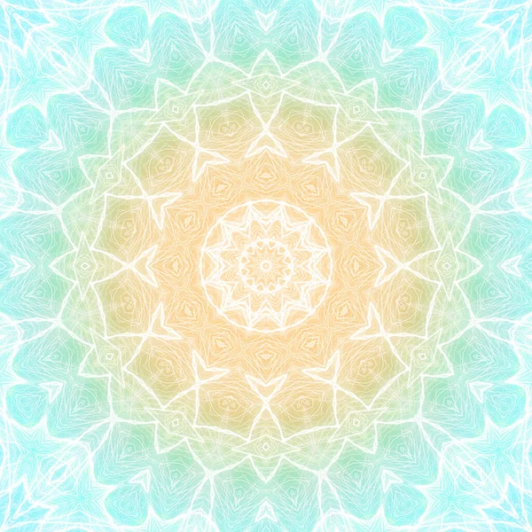 Kusursuz kaleydoskop, mandala soyut arkaplan görünümü
