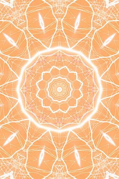 Kusursuz kaleydoskop, mandala soyut arkaplan görünümü