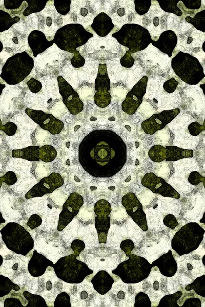 Kusursuz kaleydoskop, mandala soyut arkaplan görünümü