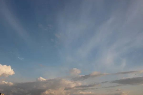 Gyönyörű Felhős Kilátás Égre — Stock Fotó
