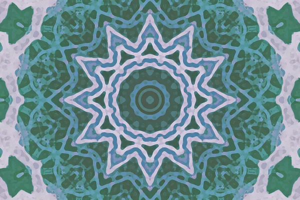 Kusursuz kaleydoskop, mandala soyut arkaplan görünümü