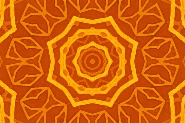 Kusursuz kaleydoskop, mandala soyut arkaplan görünümü