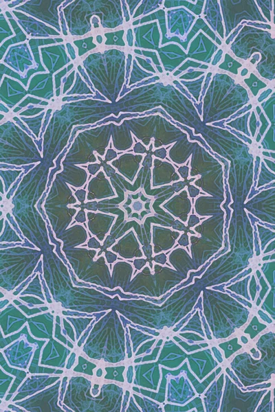 Kusursuz kaleydoskop, mandala soyut arkaplan görünümü