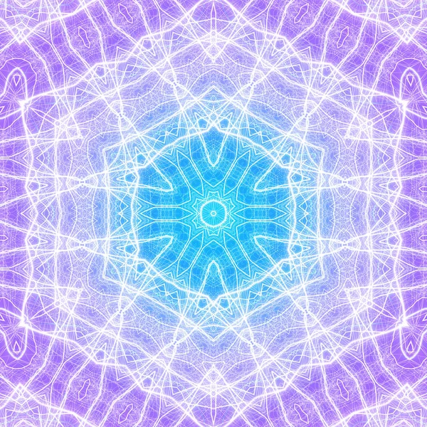 Kusursuz kaleydoskop, mandala soyut arkaplan görünümü