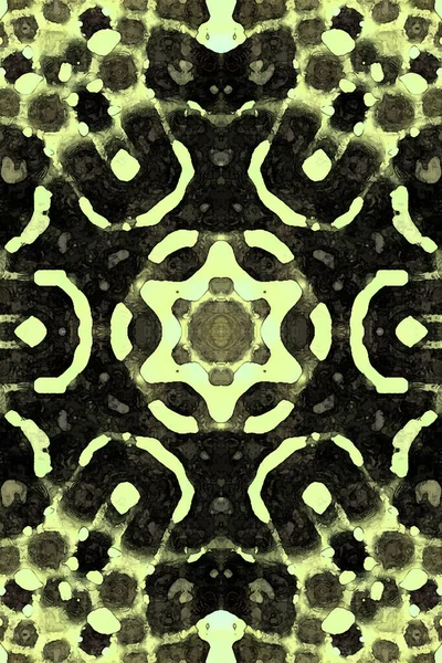 Kusursuz kaleydoskop, mandala soyut arkaplan görünümü