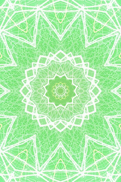 Kusursuz kaleydoskop, mandala soyut arkaplan görünümü