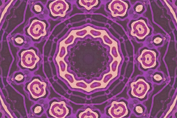 Kusursuz kaleydoskop, mandala soyut arkaplan görünümü