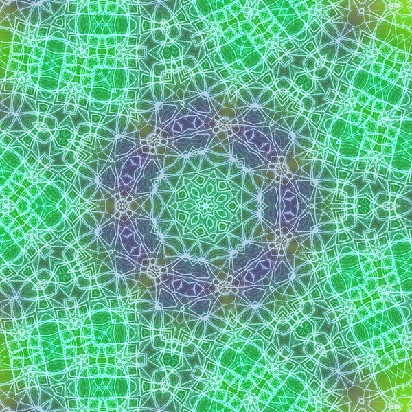 Kusursuz kaleydoskop, mandala soyut arkaplan görünümü