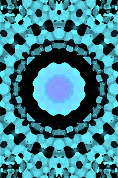 Kusursuz kaleydoskop, mandala soyut arkaplan görünümü