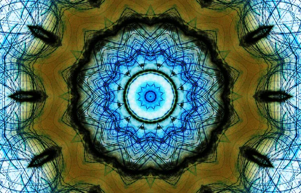 Tasarım için kusursuz bir kaleydoskop. Esrarengiz mistik enerji iyileştirici sahasrara mandala.