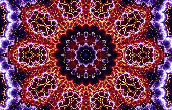 Tasarım için kusursuz bir kaleydoskop. Esrarengiz mistik enerji iyileştirici sahasrara mandala.