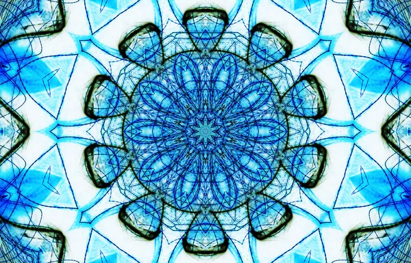 Tasarım için kusursuz bir kaleydoskop. Esrarengiz mistik enerji iyileştirici sahasrara mandala.