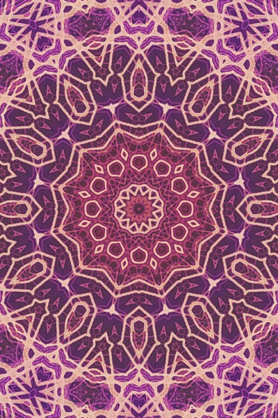 Tasarım için kusursuz bir kaleydoskop. Esrarengiz mistik enerji iyileştirici sahasrara mandala.