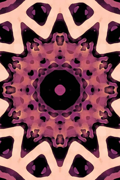 Tasarım için kusursuz bir kaleydoskop. Esrarengiz mistik enerji iyileştirici sahasrara mandala.