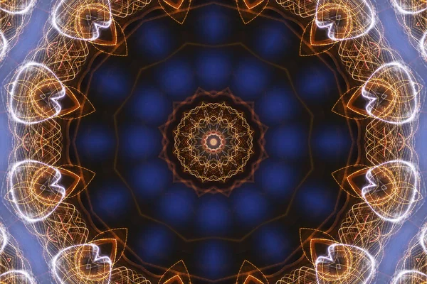 Tasarım için kusursuz bir kaleydoskop. Esrarengiz mistik enerji iyileştirici sahasrara mandala.