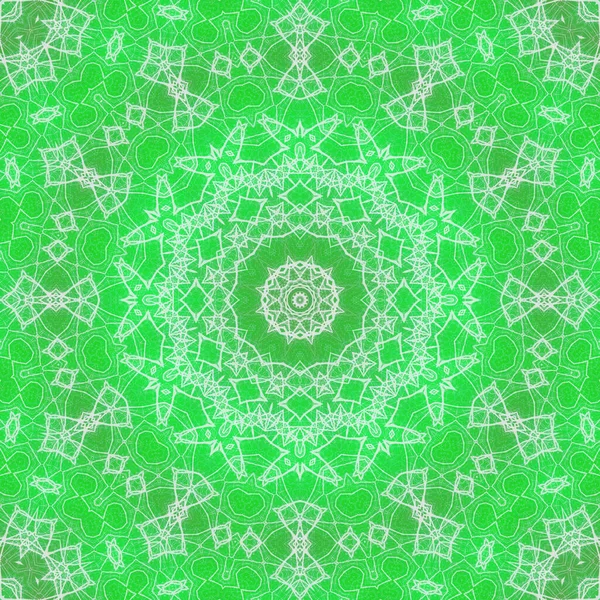 Seamless Kaleidoscope Design Esoteric Mystic Energy Healing Sahasrara Mandala — Stock Photo, Image