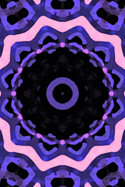 Tasarım için kusursuz bir kaleydoskop. Esrarengiz mistik enerji iyileştirici sahasrara mandala.