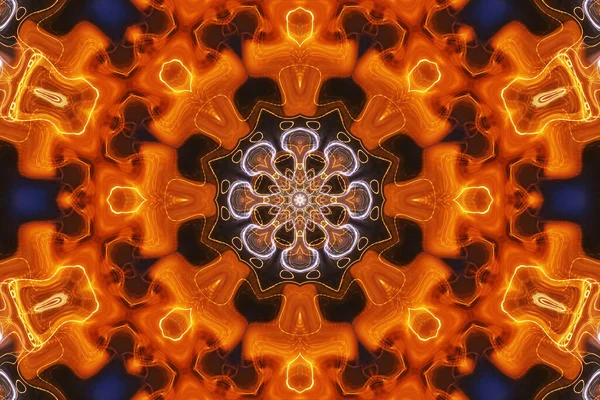 Tasarım için kusursuz bir kaleydoskop. Esrarengiz mistik enerji iyileştirici sahasrara mandala.