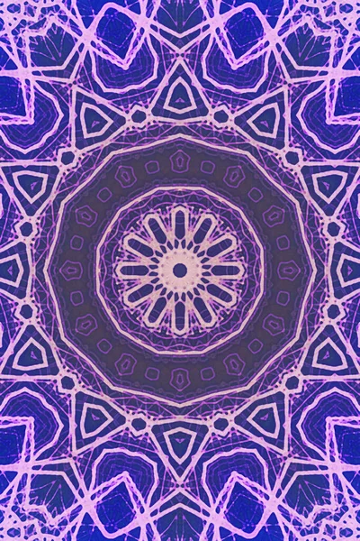 Tasarım için kusursuz bir kaleydoskop. Esrarengiz mistik enerji iyileştirici sahasrara mandala.