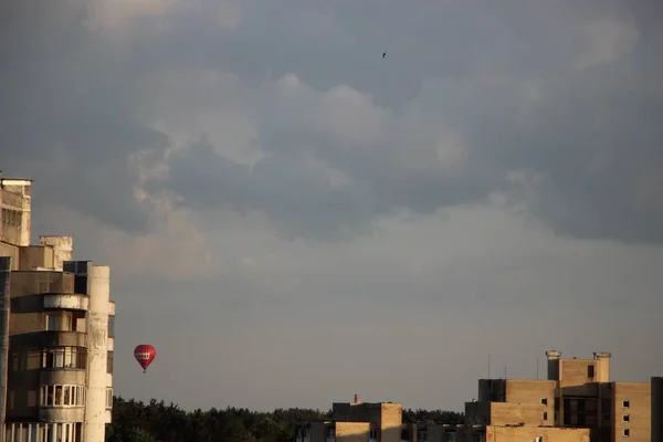 Heteluchtballonnen Zicht Lucht — Stockfoto