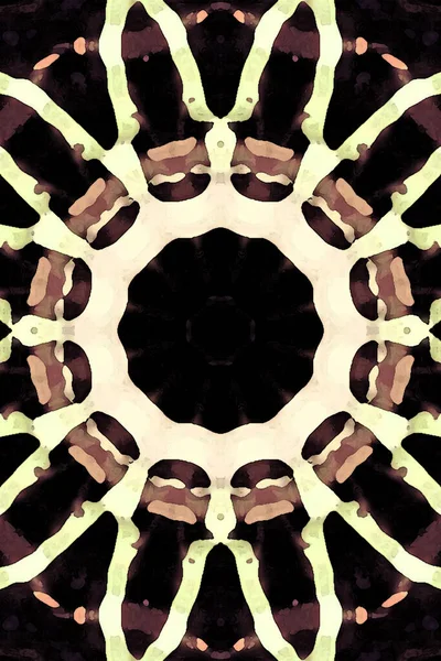 Tasarım için kusursuz bir kaleydoskop. Esrarengiz mistik enerji iyileştirici sahasrara mandala.