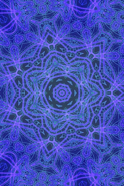 Tasarım için kusursuz bir kaleydoskop. Esrarengiz mistik enerji iyileştirici sahasrara mandala.