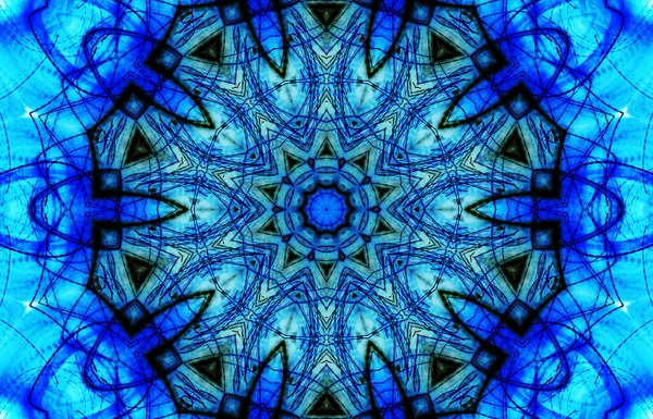 Tasarım için kusursuz bir kaleydoskop. Esrarengiz mistik enerji iyileştirici sahasrara mandala.